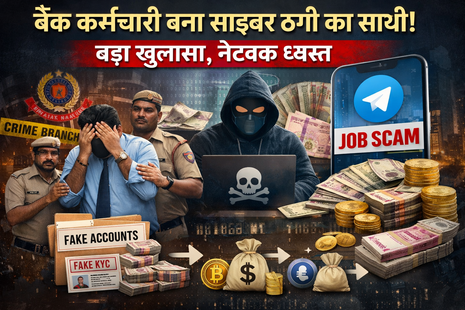 Bank Employee Bana Cyber Fraud Ka Mastermind: Delhi Crime Branch Ka Bada Khulasa