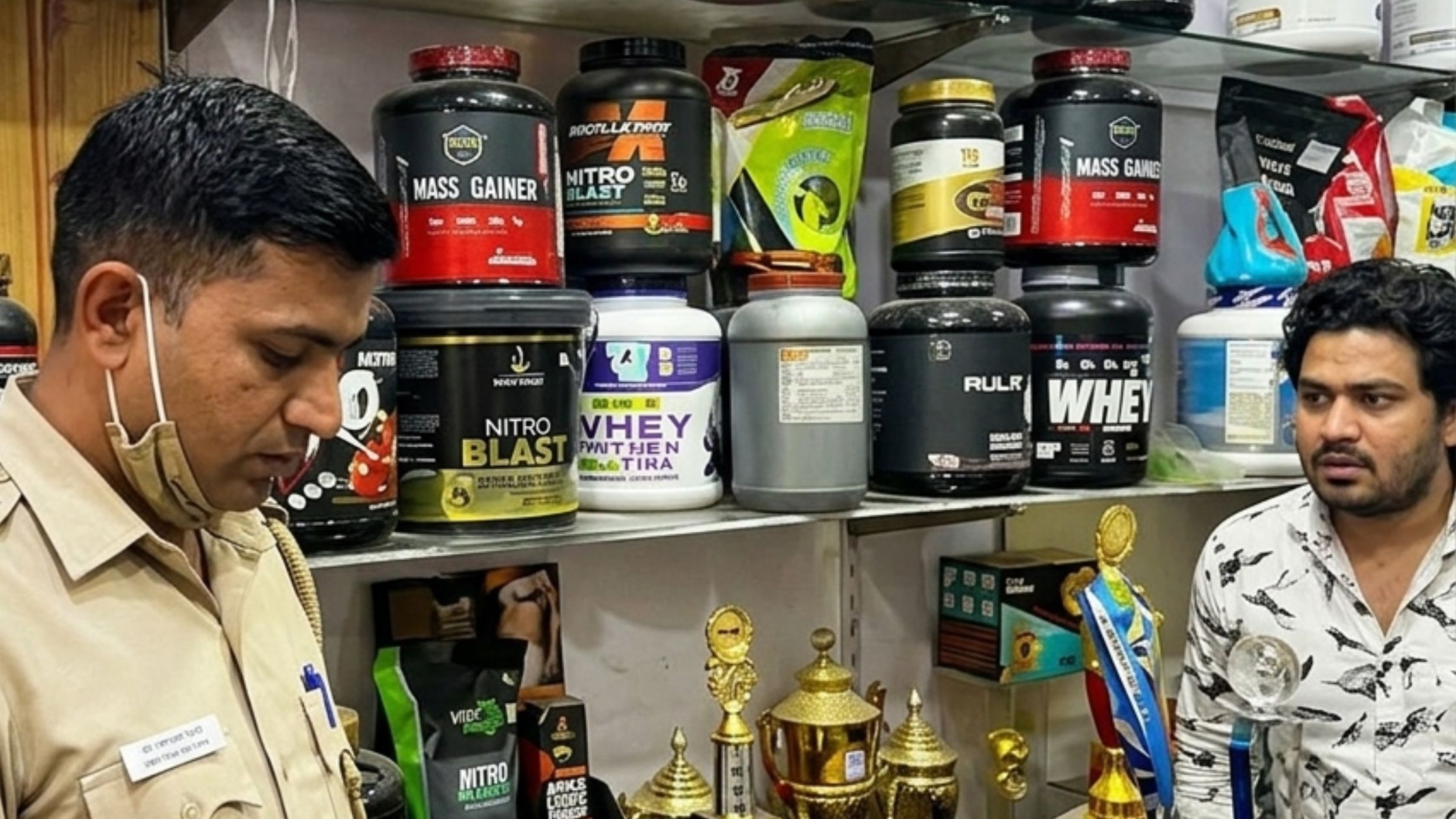Delhi Najafgarh Illegal Supplements Raid Expired Whey Protein, Banned Capsules & Injections Seized