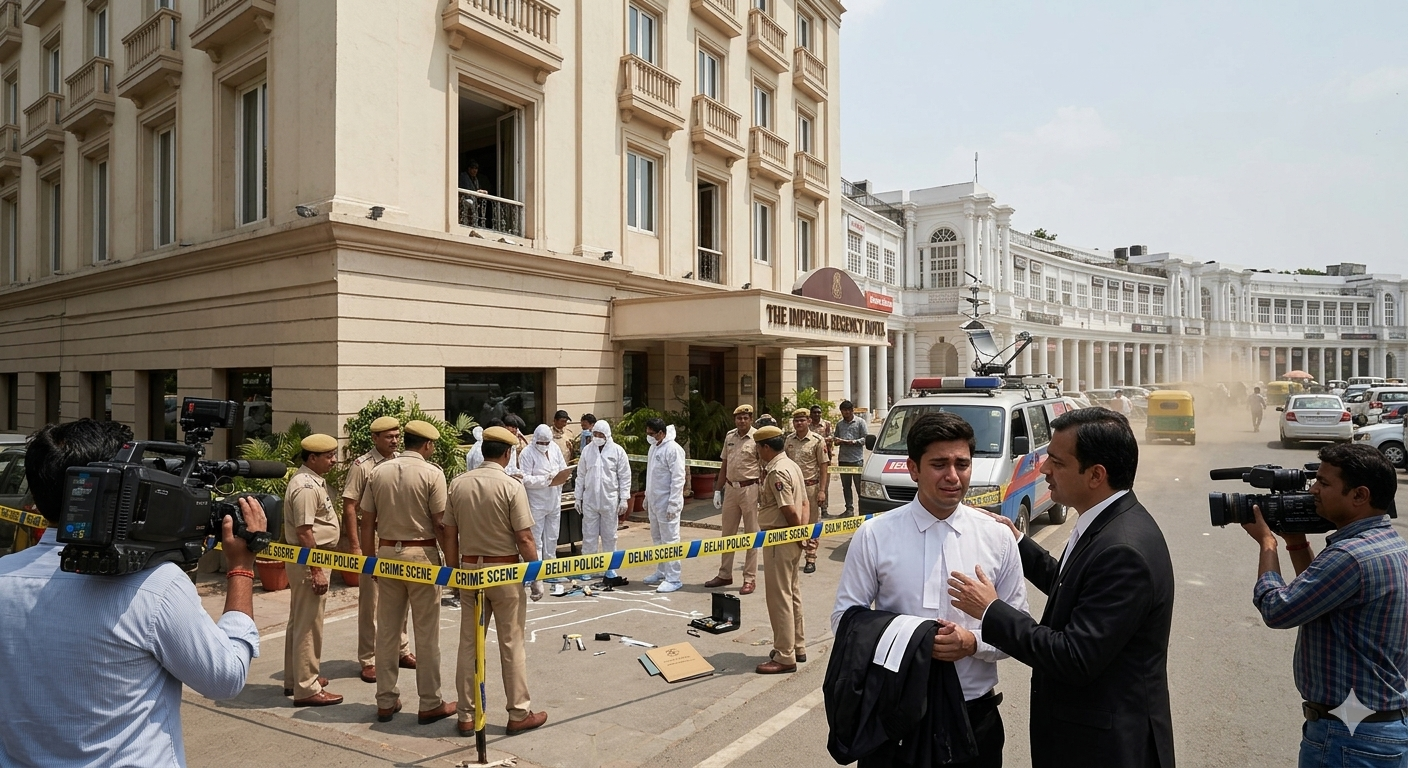 Connaught Place suicide case