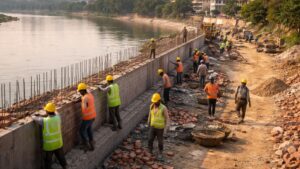 दिल्ली में यमुना किनारे बनेगी 4.7 KM सुरक्षा दीवार, बाढ़ से सिविल लाइंस और मजनू का टीला को मिलेगी राहत