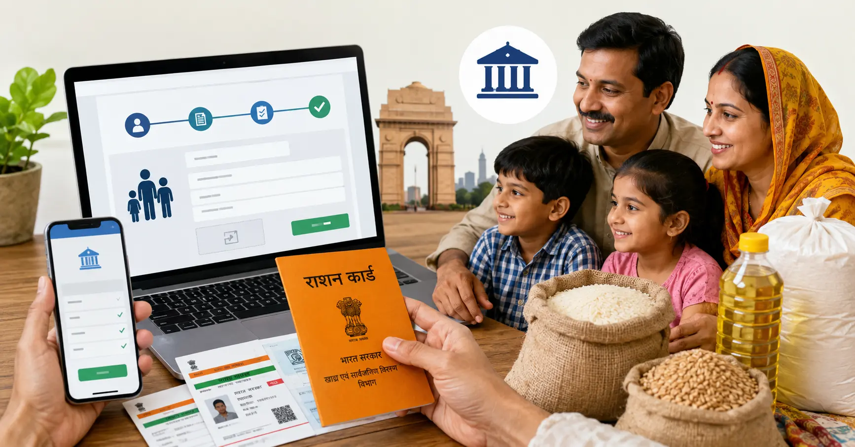 delhi-ration-card-online-apply-kaise-kare-2026