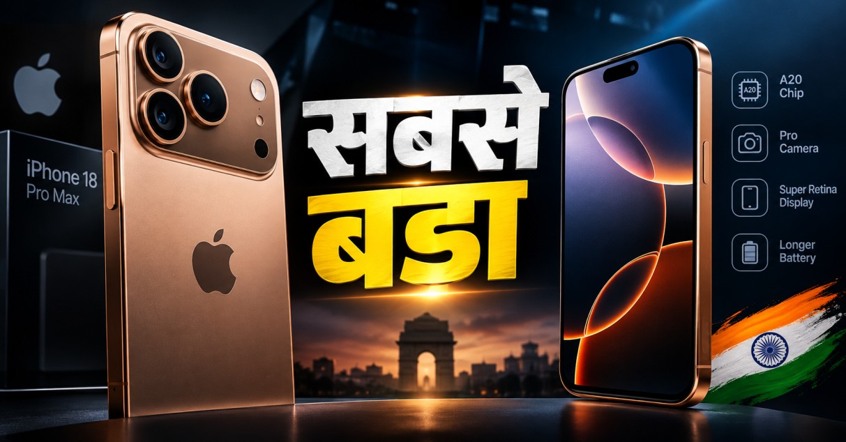 iPhone 18 Pro Max Price in India, iPhone 18 Specs, Camera
